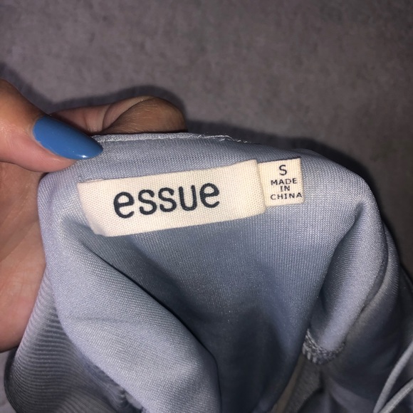 square cut lace up back bodysuit - Picture 7 of 8